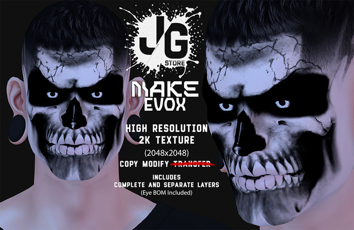 ..::JG::.. Skull Makeup - EVOX