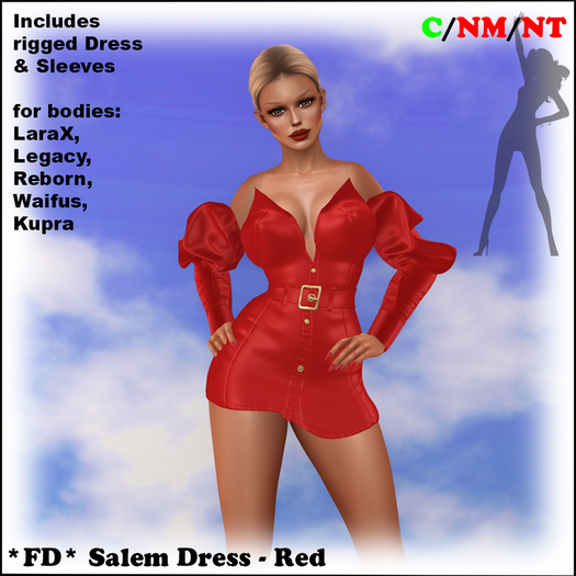 *FD* Salem Dress [Boxed] Red