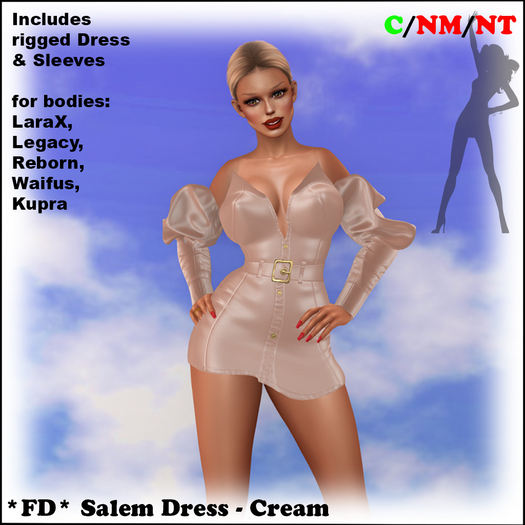 *FD* Salem Dress [Boxed] Cream