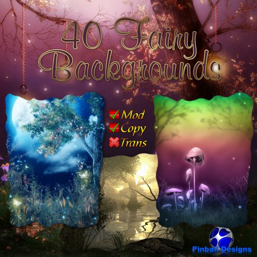 Pinball's Fairy Backgrounds