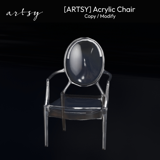 [ARTSY] Acrylic Chair