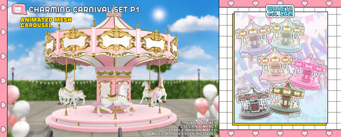 .W. Charming Carnival - Carousel PINK [Add!]