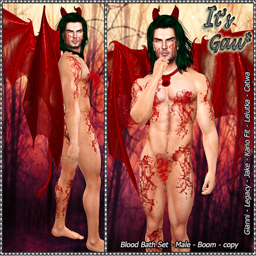 *It's Gau* Blood Bath Set - Male