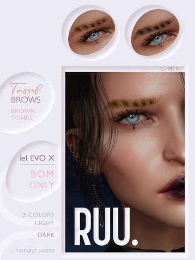 :RUU.: Tassel EVOX Brow