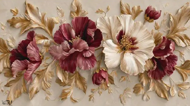 Abstract  Floral Wall Art