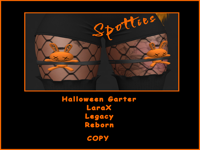 Halloween Garter Orange 