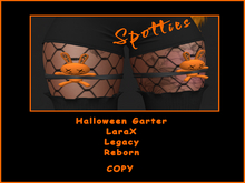 Halloween Garter Orange 