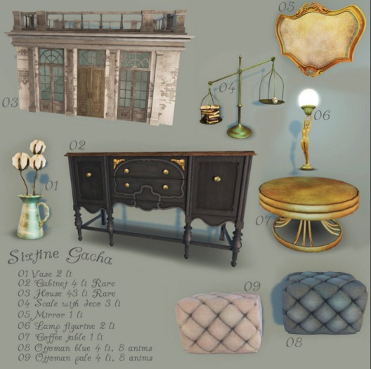 02 SIXTINE Gacha - cabinet RARE