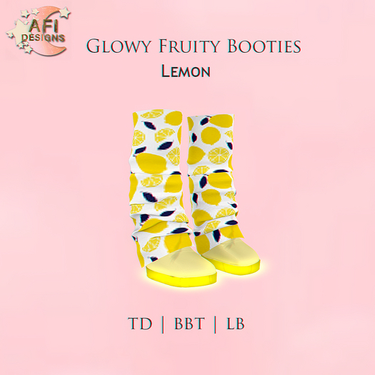 AFI Designs - Glowy Fruity Bootie (Lemon) *Add Me*