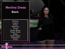 Merlina Dress Black