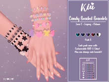 *>Kiu<* - Candy Beaded Bracelets_Pack B 