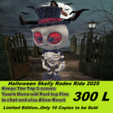 Halloween Skelly Rodeo Ride 2025