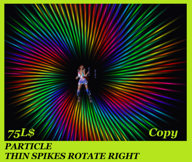PARTICLE THIN SPIKES RIGHT