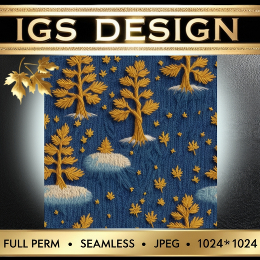 Full Perm Seamless Texture - Winter Knitted Texture 