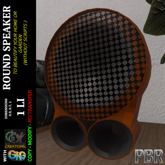 Giovy Creations ROUND SPEAKER  2025  DEMO