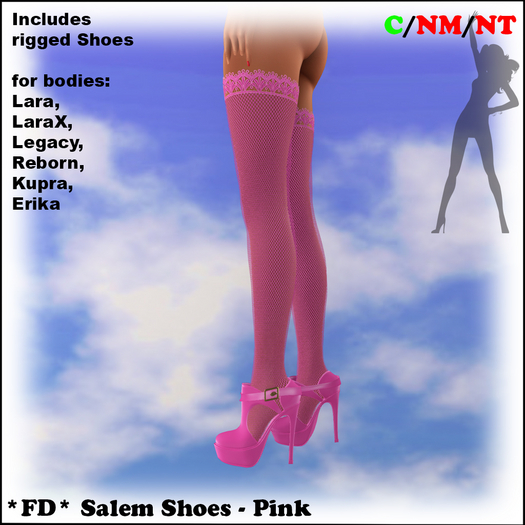 *FD* Salem Shoes [Boxed] Pink