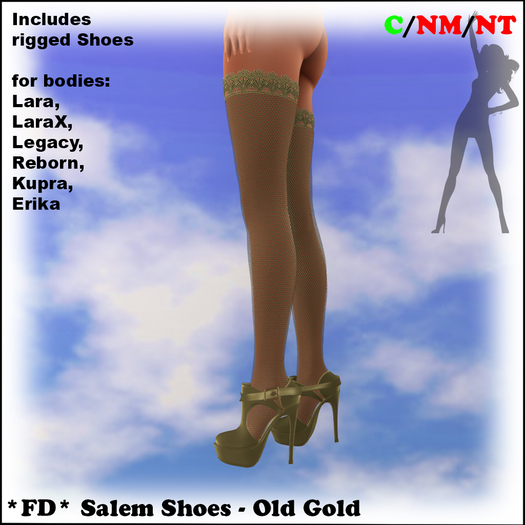 *FD* Salem Shoes [Boxed] Old Gold