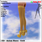 *FD* Salem Shoes [Boxed] Gold