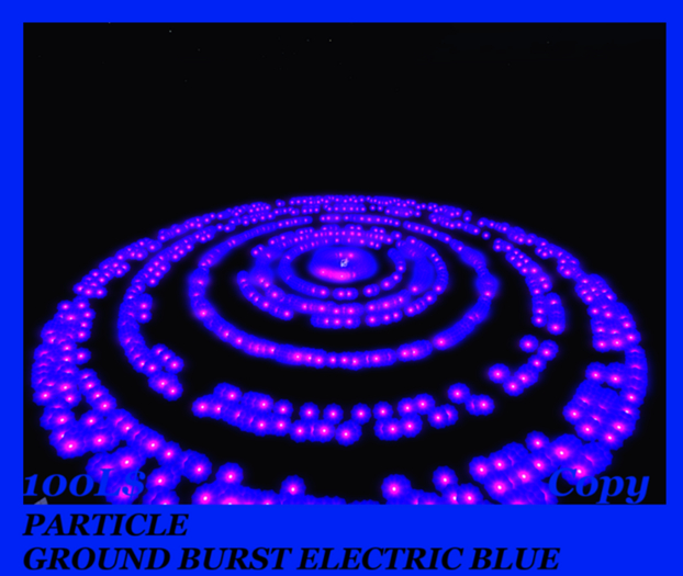 PARTICLE GROUND BURST ELECTRIC BLUE