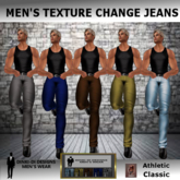  MEN'S TEXTURE CHANGE JEANS LEGACY