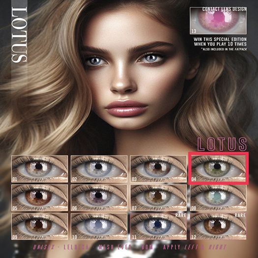 4. LOTUS. Lotus Eyes  [boxed]