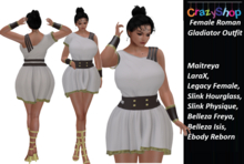 Crazy Female Roman Gladiator Outfit
