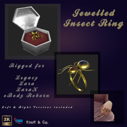 Fluff & Co. – Jewelled Insect Ring