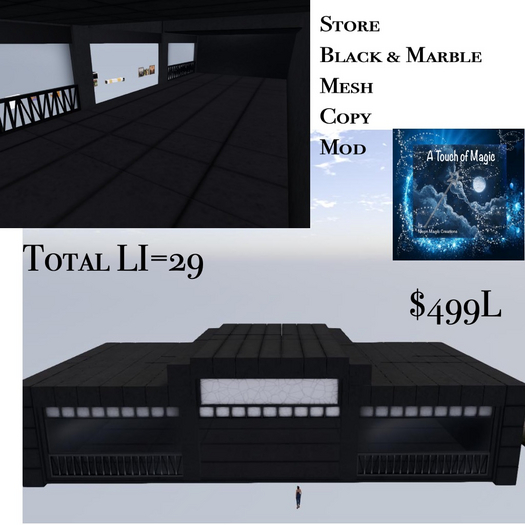 black & Marble store Box- Li=29