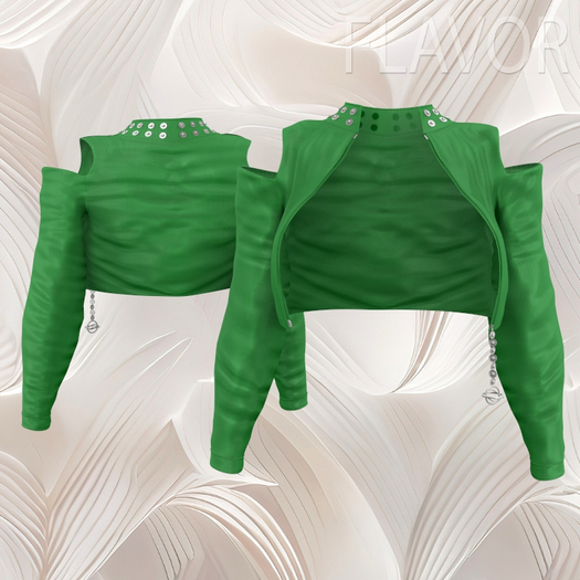Green Open Jacket BombShell