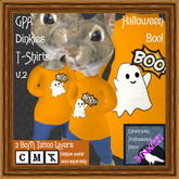 GPA Dinkies T-Shirt BOM - Halloween Boo! Print v.2