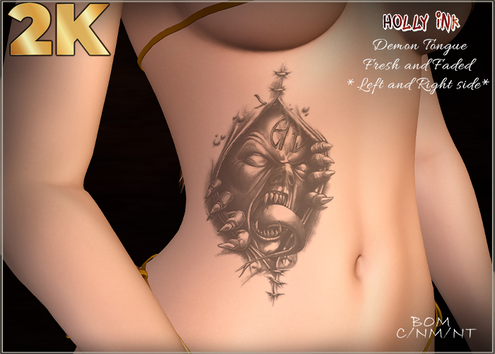 Holly Ink - Demon Tongue 2K BOM tattoo