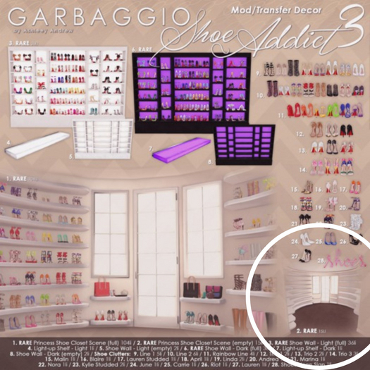 02. Garbaggio // Princess Shoe Closet Scene (Empty) RARE
