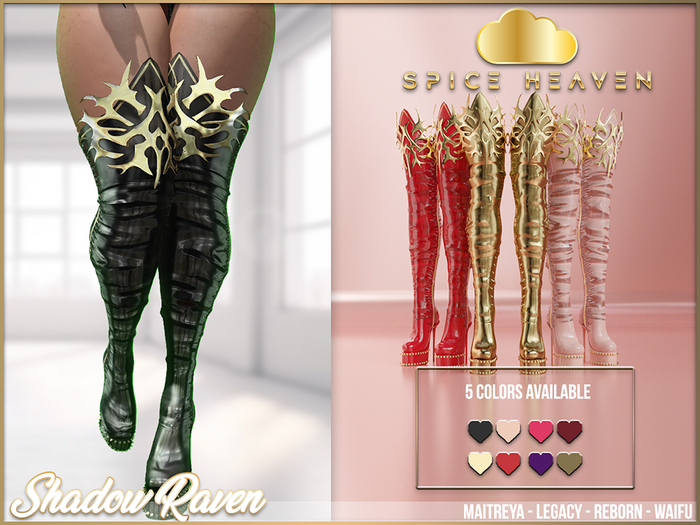 [SH] Shadow Raven Boots  FATPACK
