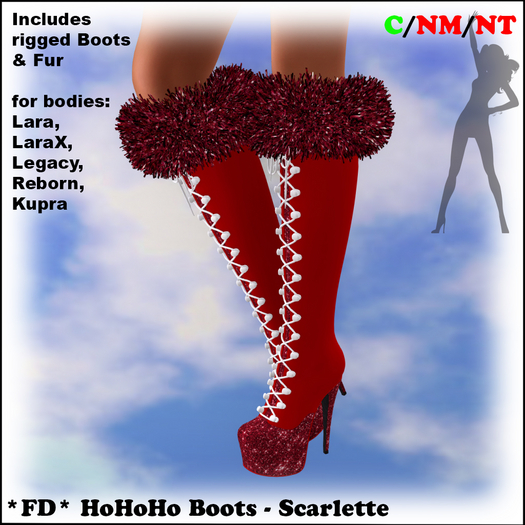 *FD* HoHoHo Boots [Boxed] Scarlette