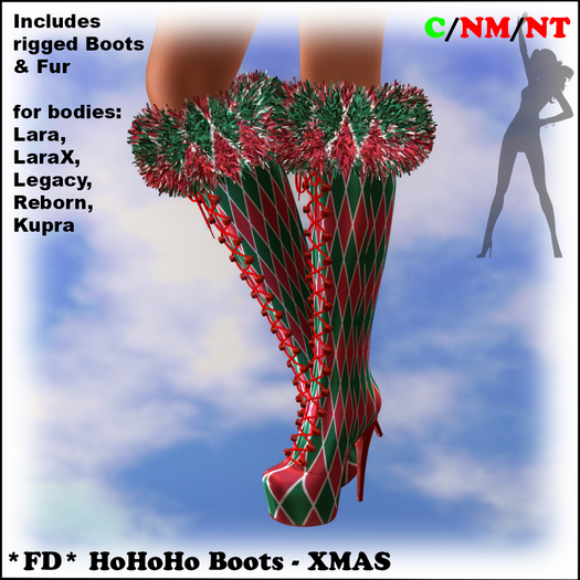 *FD* HoHoHo Boots [Boxed] XMAS