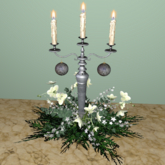 Song's Winter Orchid Candle Centerpiece