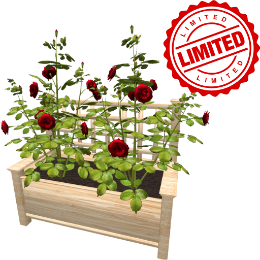 Arbor Planter Red Roses 2025 Edition