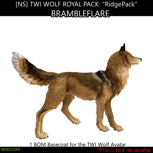 [NS] TWI WOLF ROYAL Pack: "Ridgepack" Brambleflare