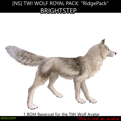 [NS] TWI WOLF ROYAL Pack: "Ridgepack" Brightstep