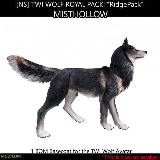 [NS] TWI WOLF ROYAL Pack: "Ridgepack" Misthollow