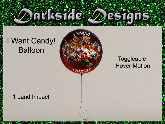I want candy Balloon