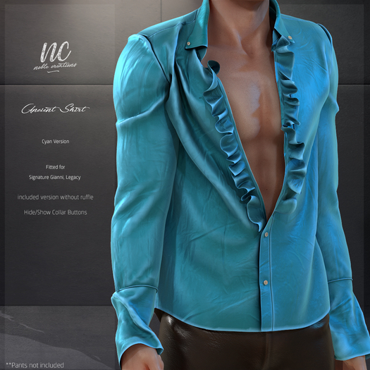 [NC] - Ancient Shirt / Cyan 