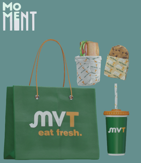 MOVEMENT - Freshly made - Sandwich to go   WEAR ME TO UNPACK*