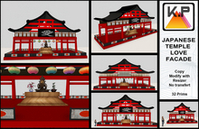 JAPANESE temple love facade