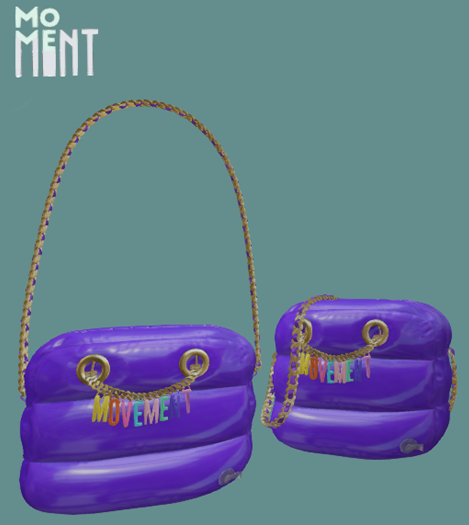 MOVEMENT - Inflatable bag - PURPLE WEAR ME TO UNPACK*