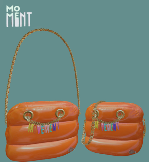 MOVEMENT - Inflatable bag - ORANGE WEAR ME TO UNPACK*