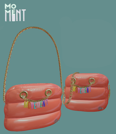 MOVEMENT - Inflatable bag - PEACH WEAR ME TO UNPACK*