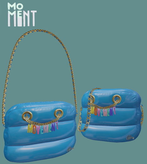 MOVEMENT - Inflatable bag - BLUE WEAR ME TO UNPACK*