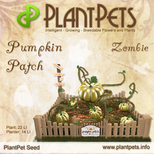 PlantPet Seed [Pumpkin Patch *Zombie*] RARE