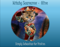 Witchy Scarecrow - Olive